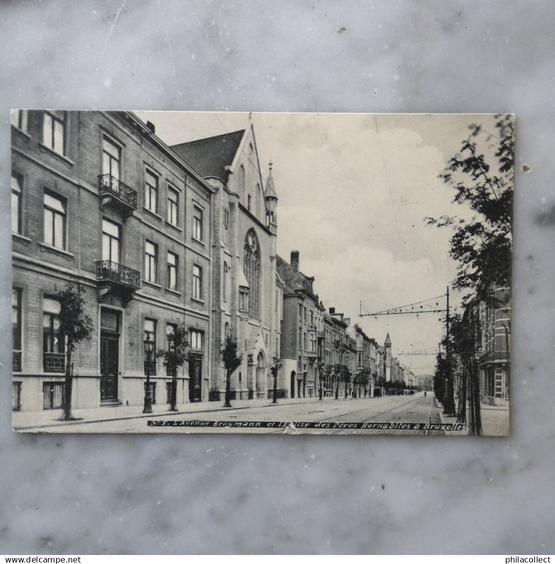 Bruxelles // Avenue Brugmann et Eglise 1907