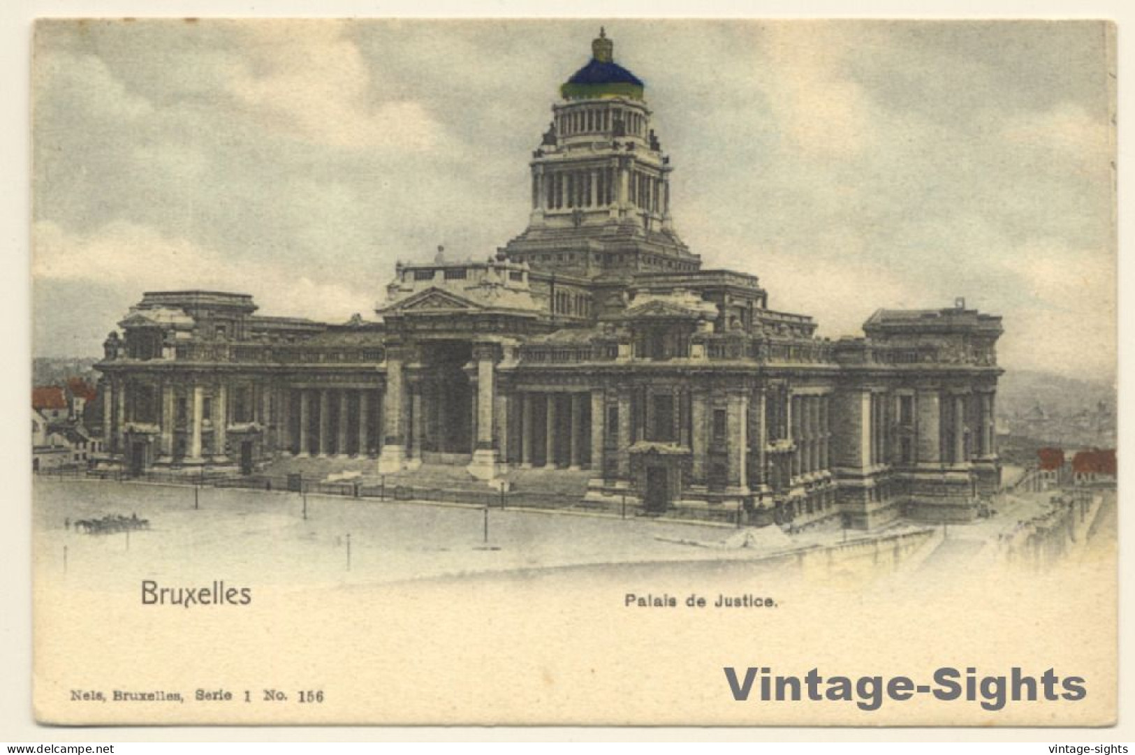 Bruxelles / Belgium: Palais de Justice (Vintage PC 1900s)