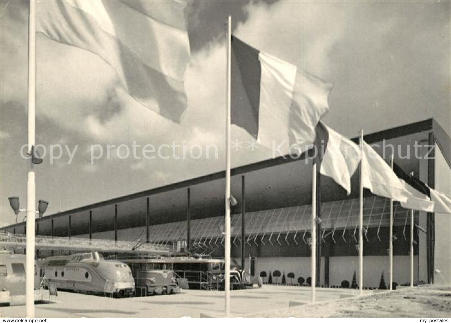 Bruxelles Bruessel EXPO 1958 Pavillon des Transports Parc des Chemins de Fer