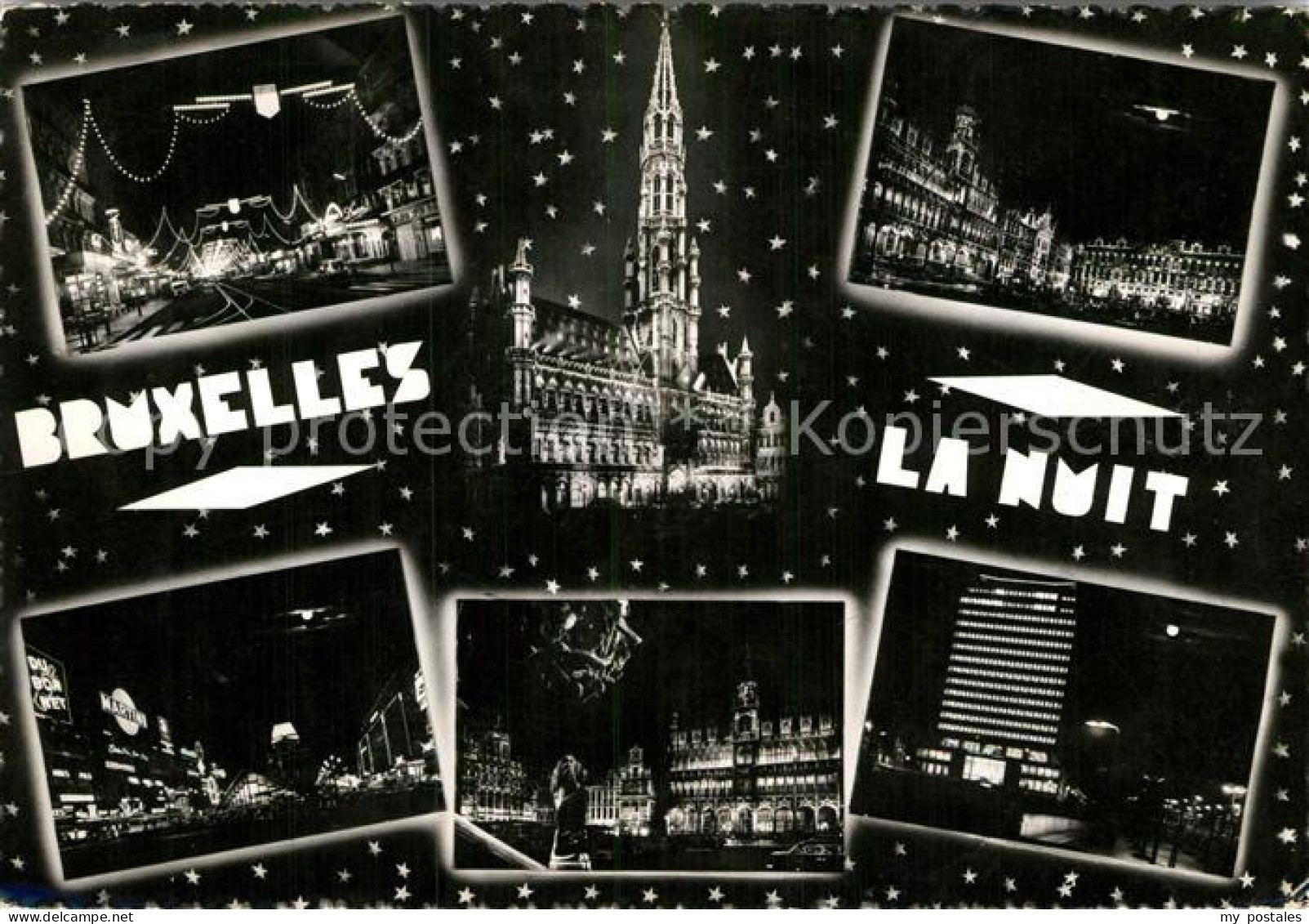 Bruxelles Bruessel la nuit