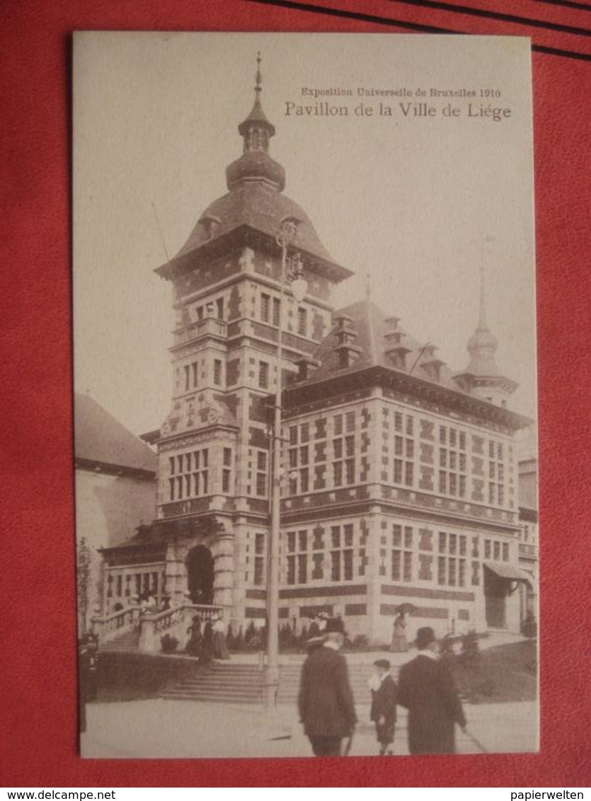 Bruxelles / Brussel - Exposition Universelle de Bruxelles 1910: Pavillon de la Ville de Liége