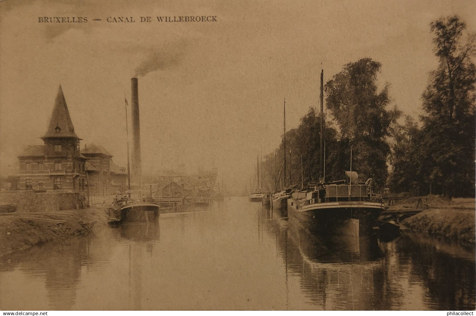 Bruxelles // Canal de Willebroeck (Bateau - Binnenvaart - Usines) 19??