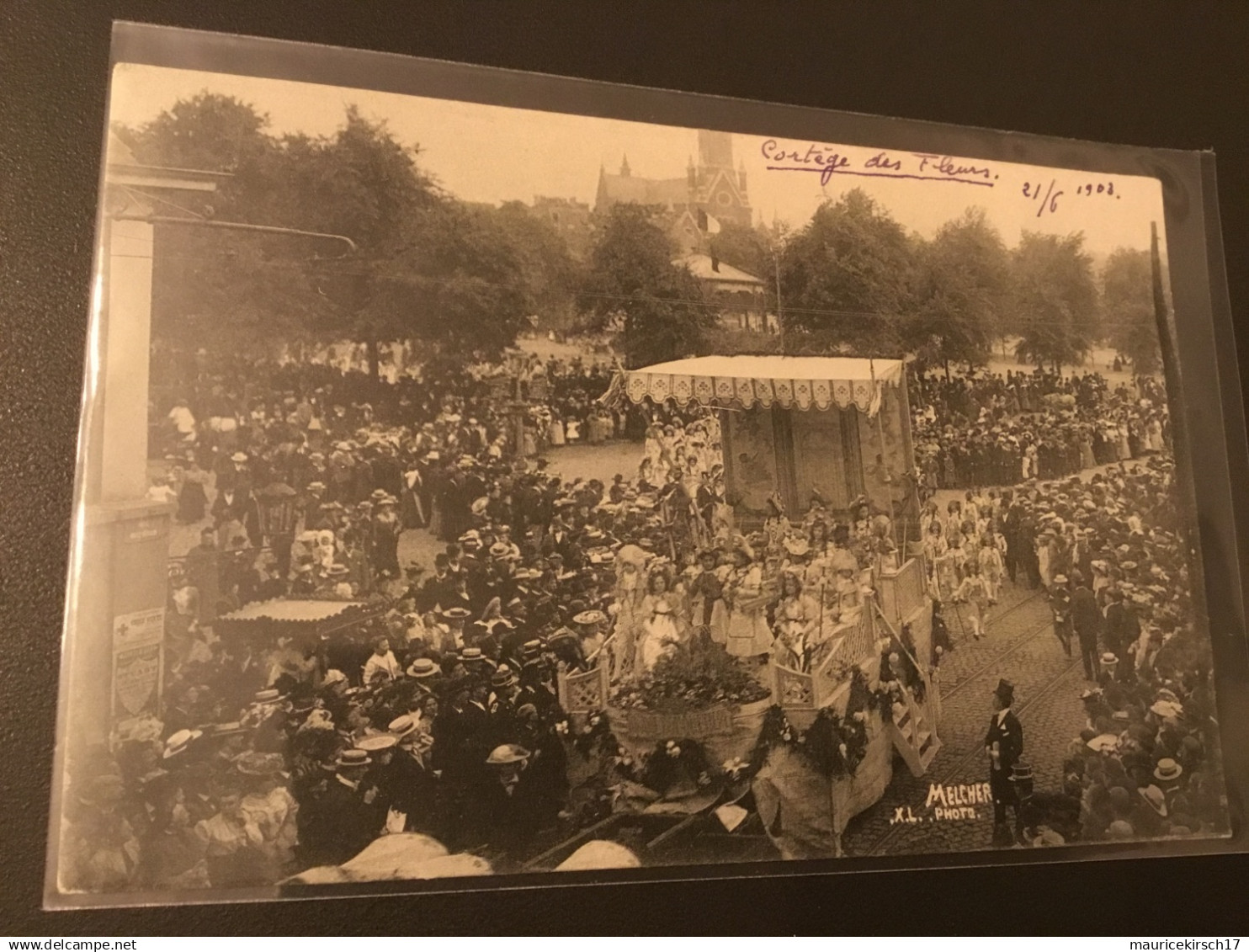 Bruxelles cortege des fleurs 1903 photo melcher