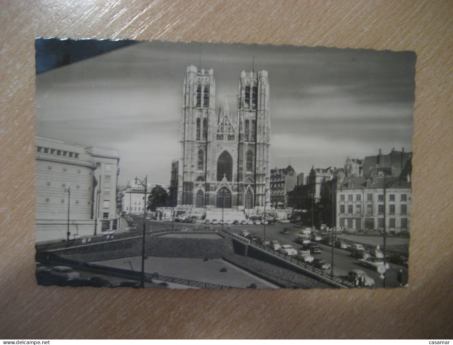 BRUXELLES Eglise S. Michel S. Gudule Church postcard BELGIUM