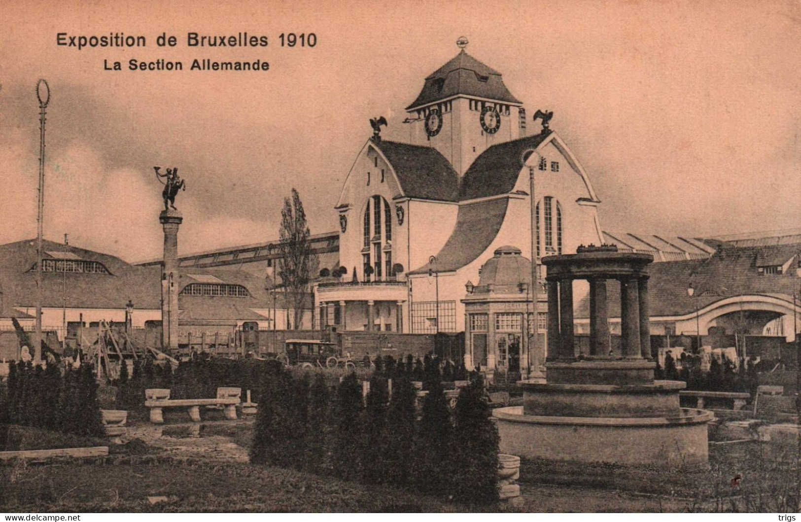 Bruxelles (Exposition de 1910) - la Section Allemande