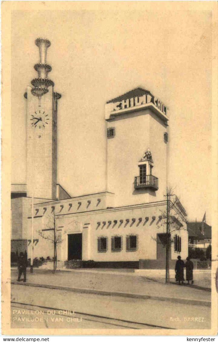 Bruxelles - Exposition de Bruxelles 1935 - Pavillon du Chili