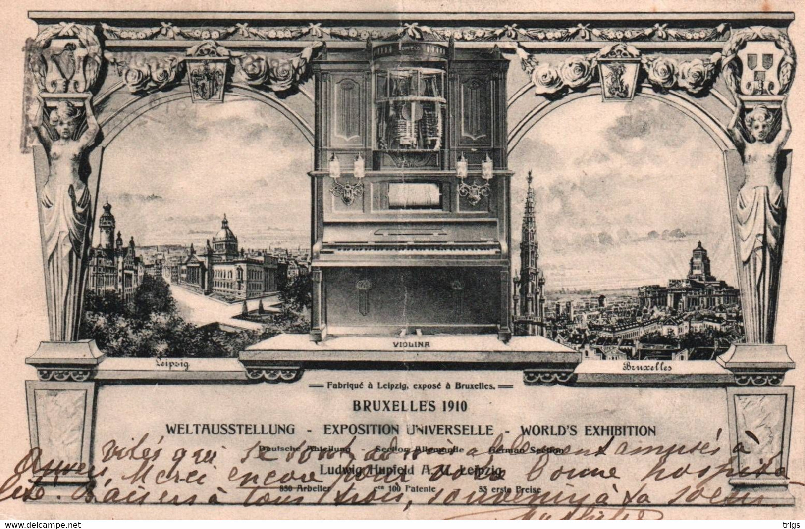 Bruxelles (Exposition Universelle de 1910) - Violina