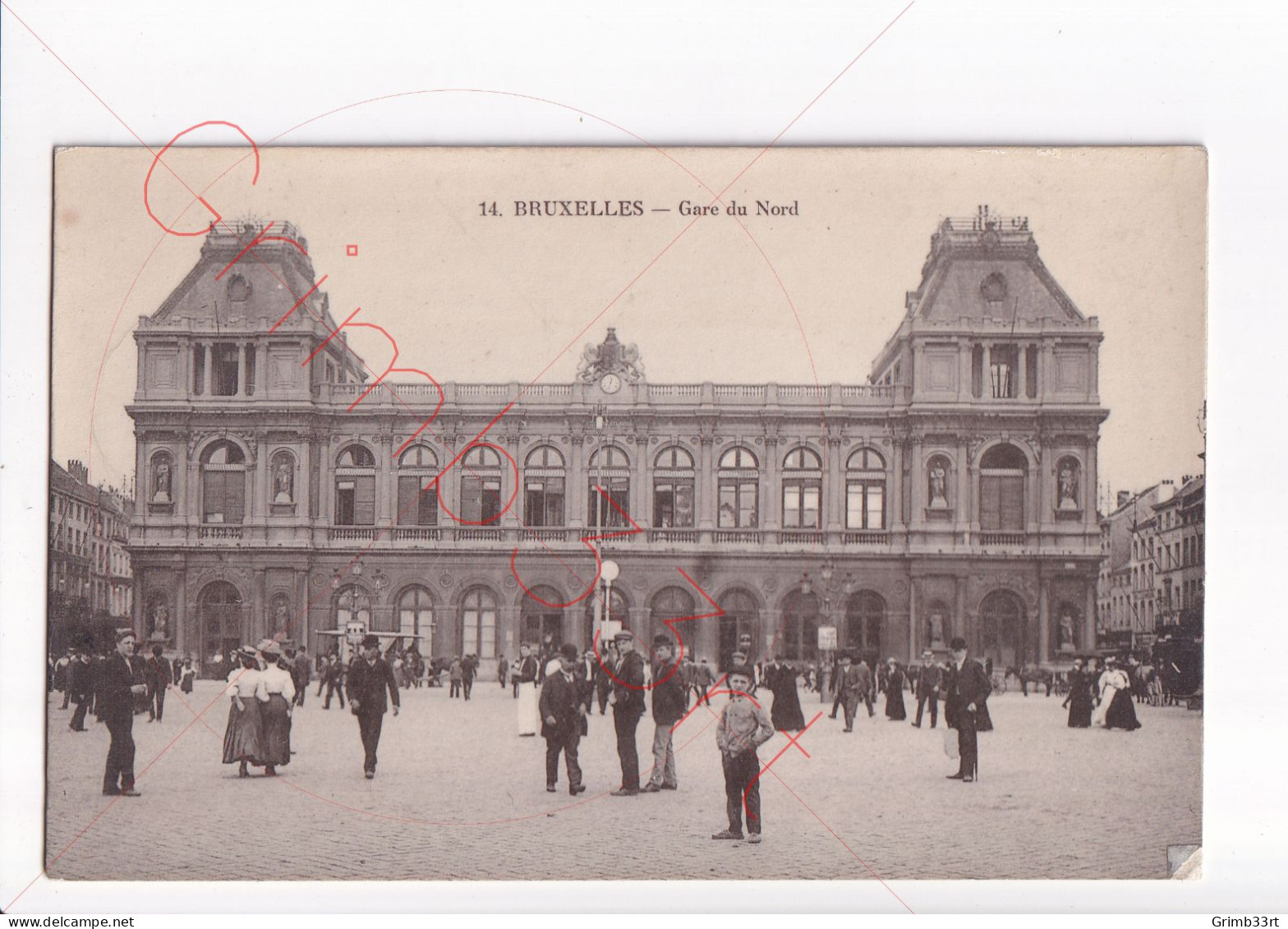 Bruxelles - Gare du Nord - postkaart