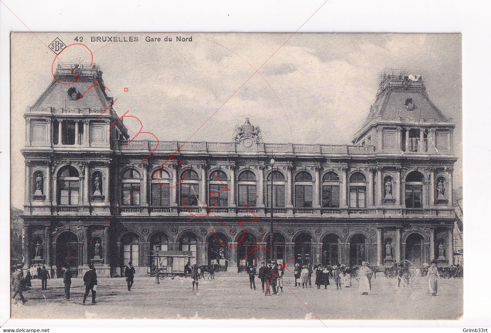 Bruxelles - Gare du Nord - postkaart