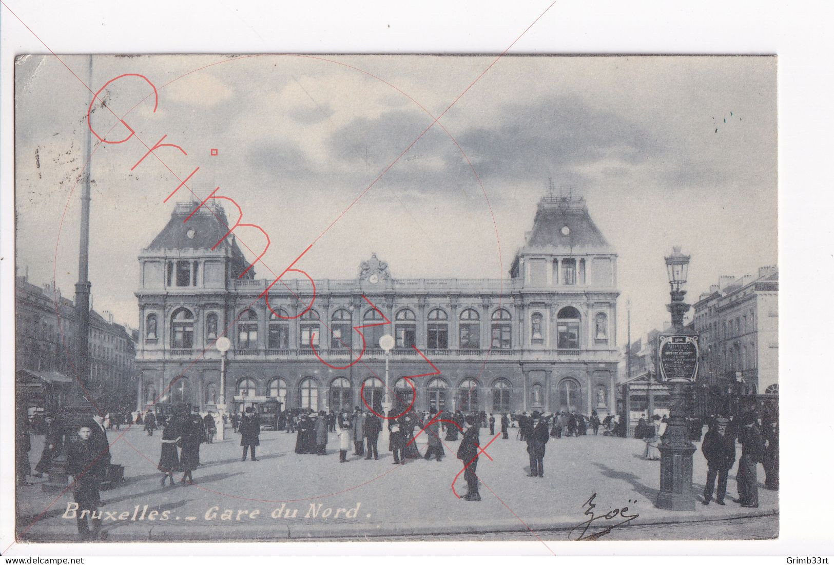 Bruxelles - Gare du Nord - postkaart