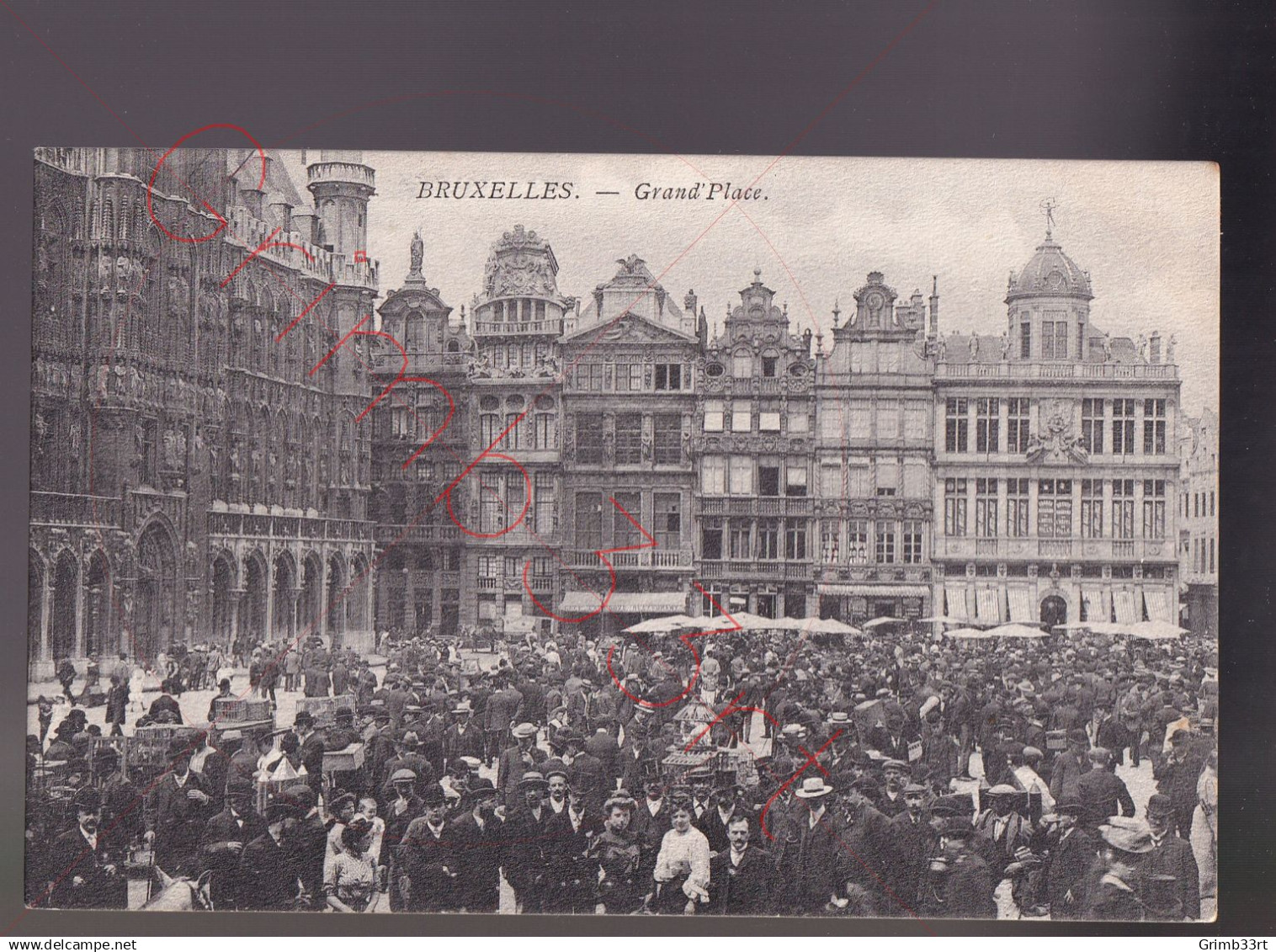 Bruxelles - Grand' Place - postkaart