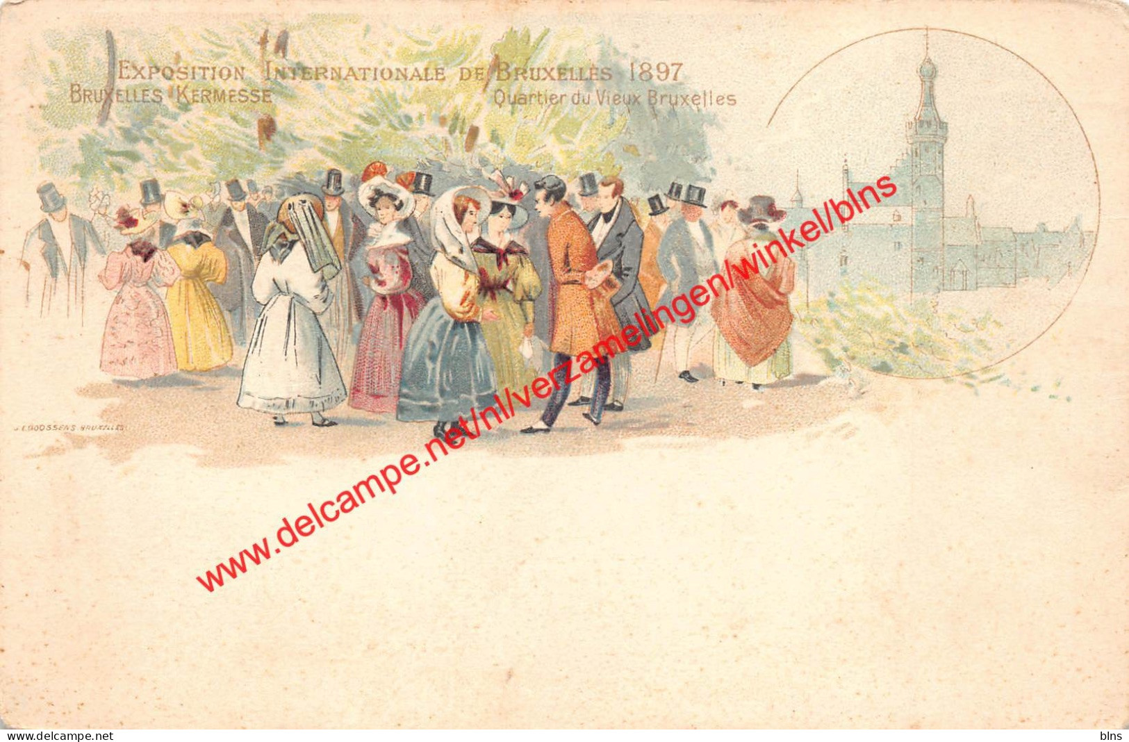 Bruxelles Kermesse - 1897 - Exposition Internationale de Bruxelles - Brussel Bruxelles