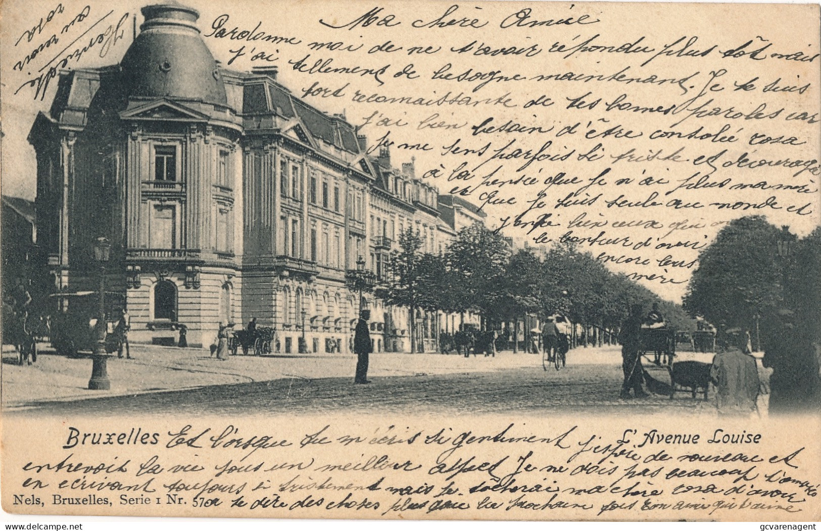 BRUXELLES  L'AVENUE LOUISE                                   ZIE AFBEELDINGEN