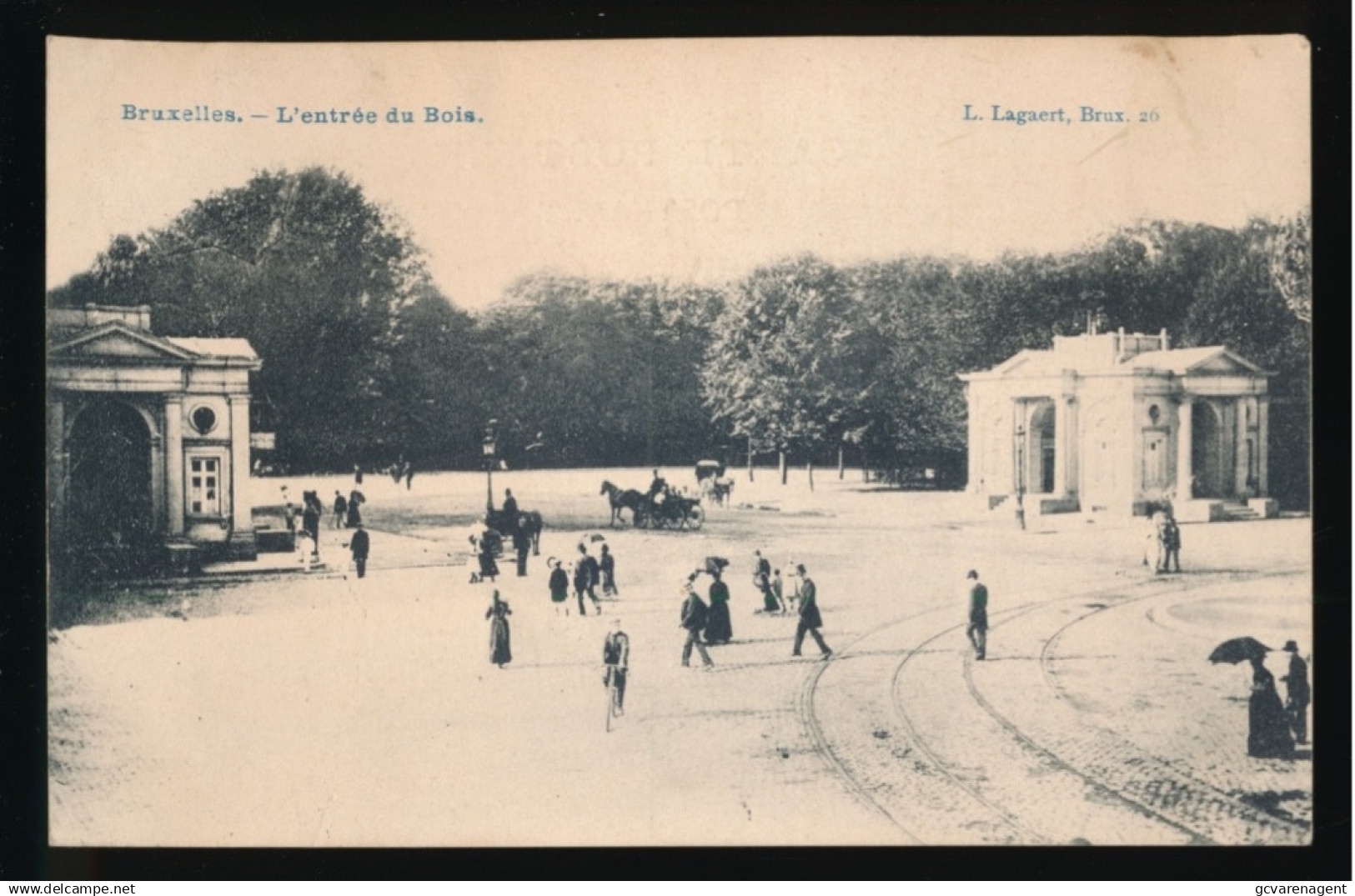 BRUXELLES  L'ENTREE DU BOIS