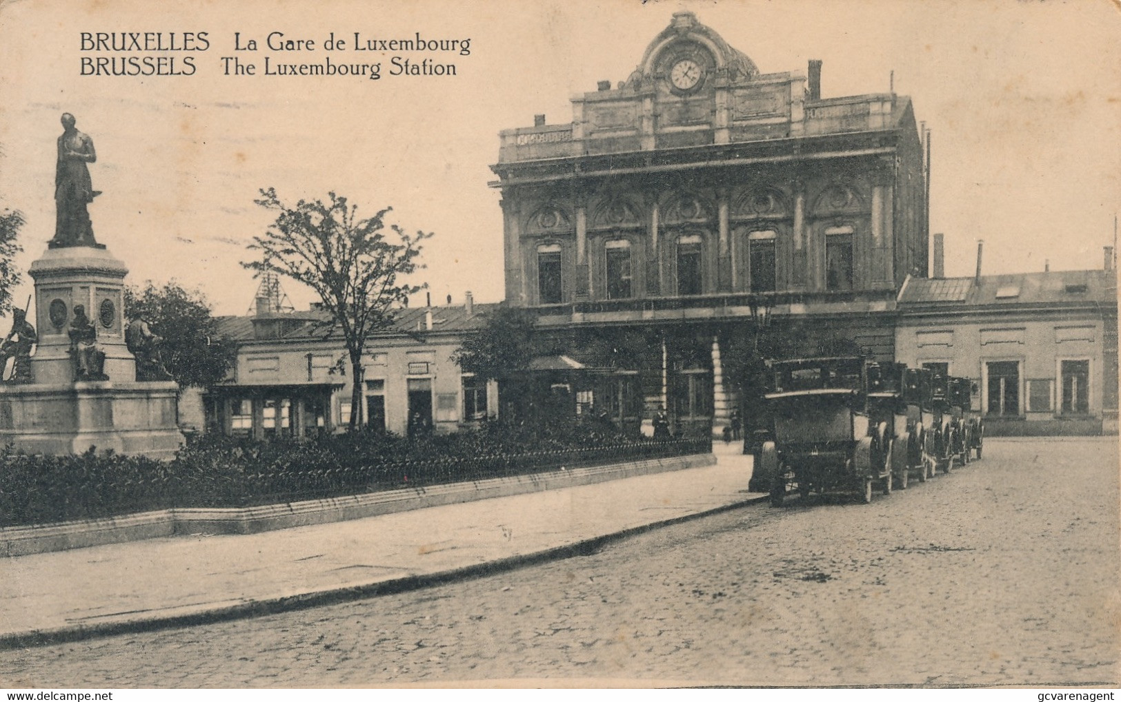 BRUXELLES  LA GARE DE LUXEMBOURG      2 SCANS