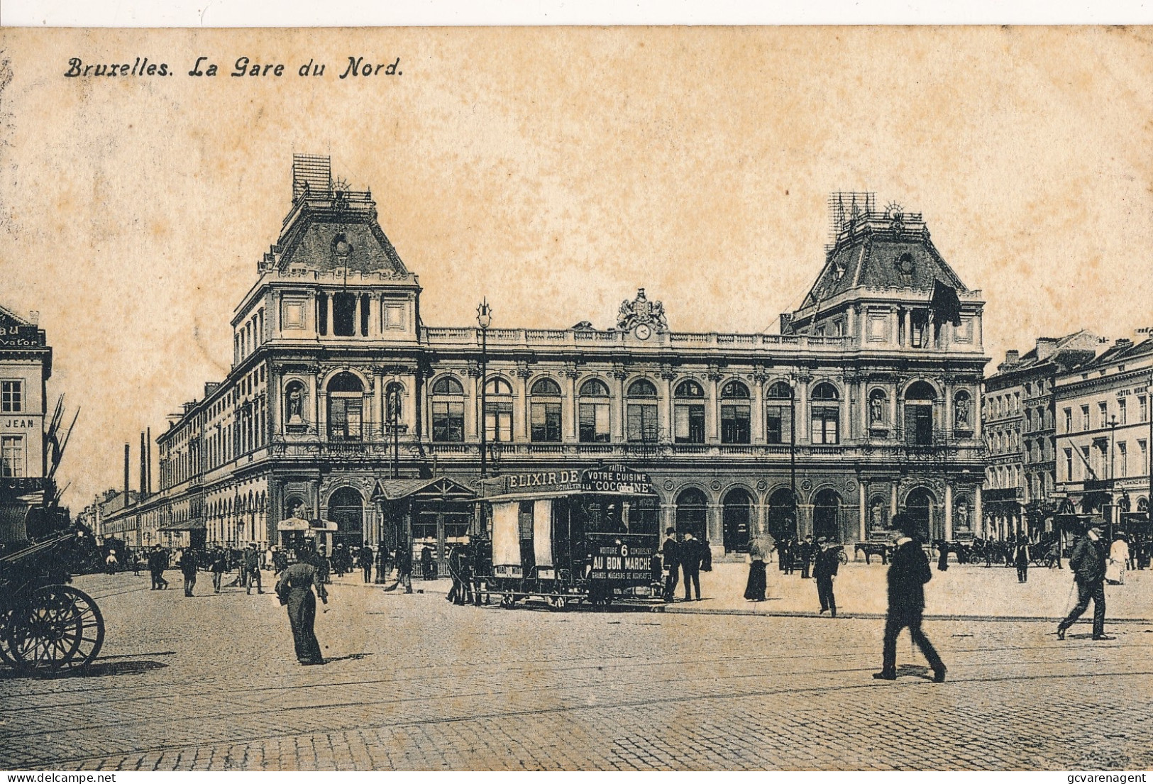 BRUXELLES  LA GARE DU NORD         2 SCANS