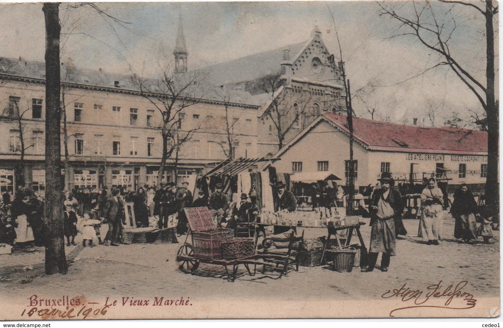 BRUXELLES  LE VIEUX MARCHE