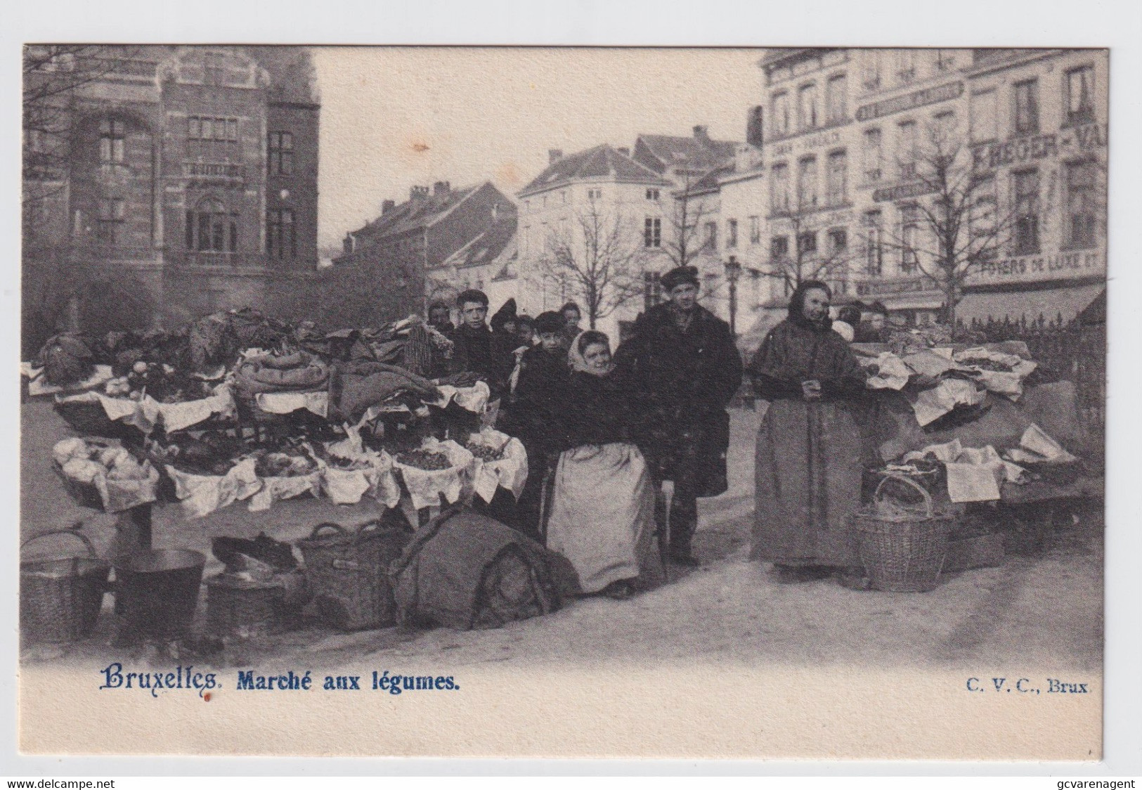 BRUXELLES  MARCHE AUX LEGUMES