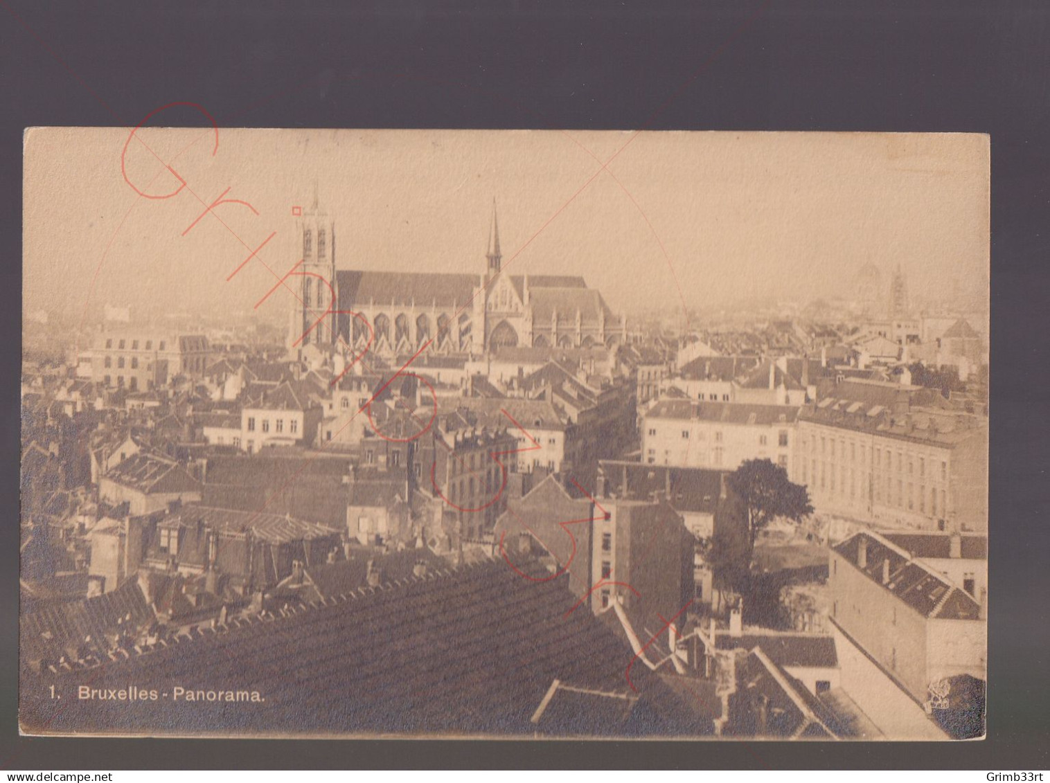 Bruxelles - Panorama - fotokaart