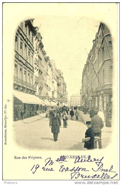 BRUXELLES  -  Rue des Fripiers