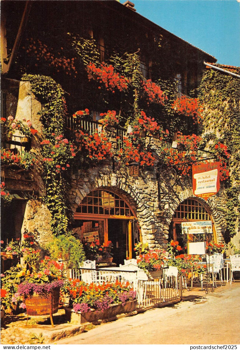 BT12861 Yvoire un coin fleuri         France