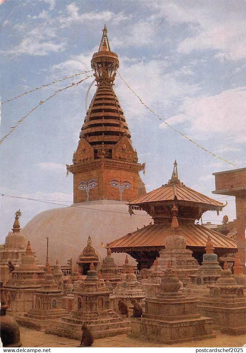 BT13907 Swoyambhu the biggest stupa in the world Nepal         Nepal