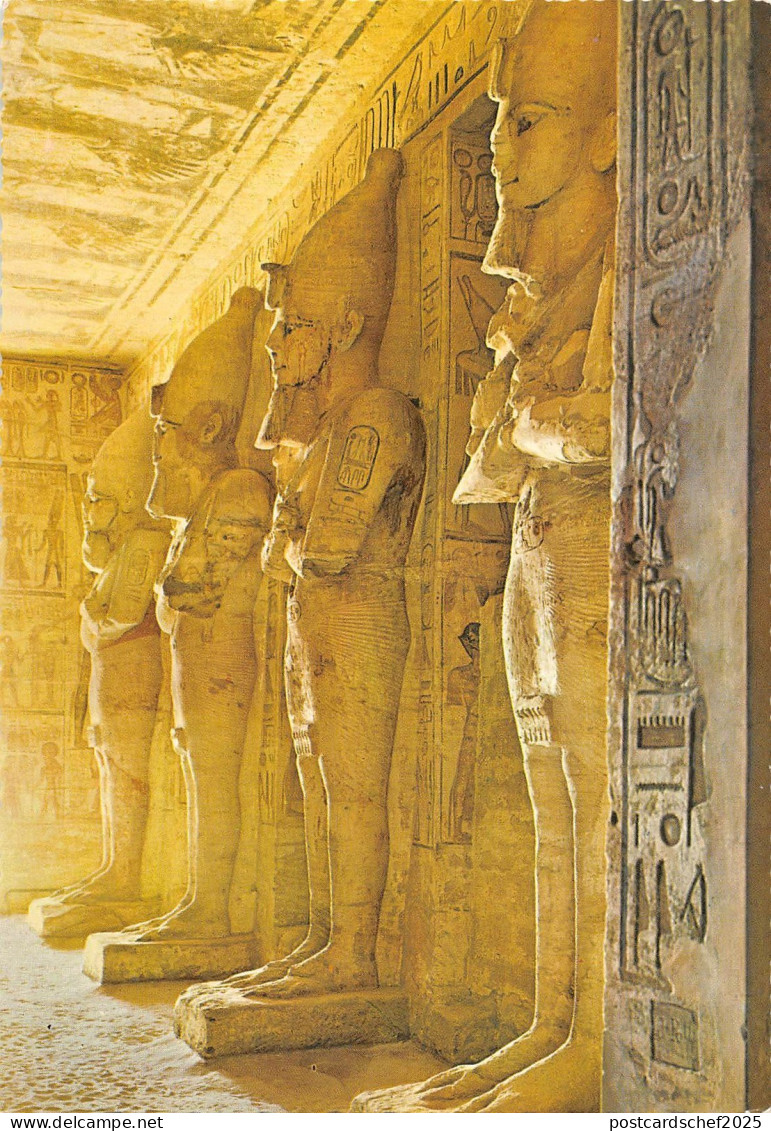 BT14761 Abu Simbel hypostyle hall in the great temple          Egypt postcard
