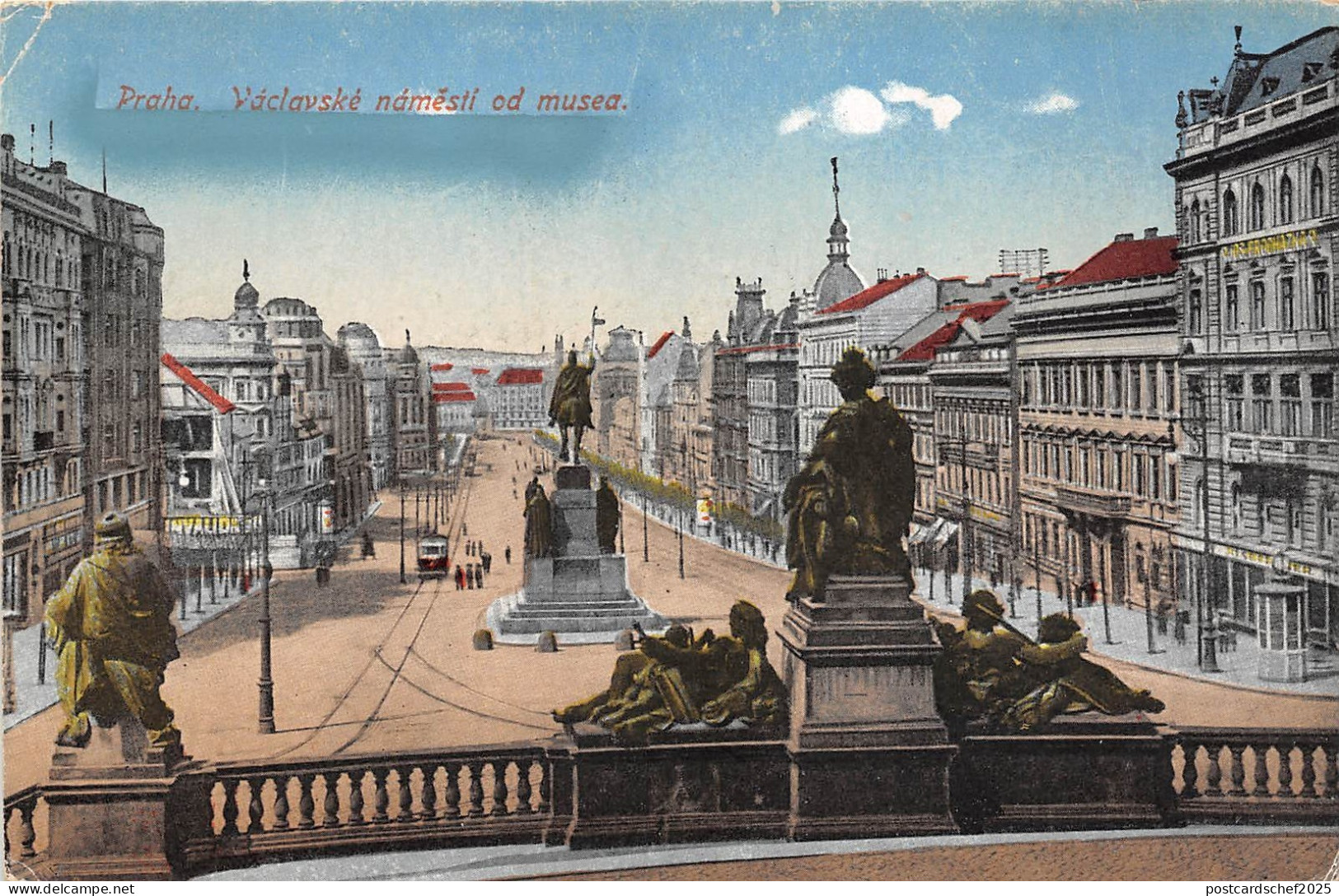 BT2259 vaclavske namesti od musea praha prague prag  czech republic