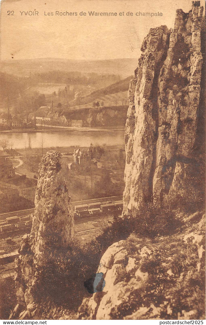 BT4694 Yvoir les rochers de waremme et de champale Belgium