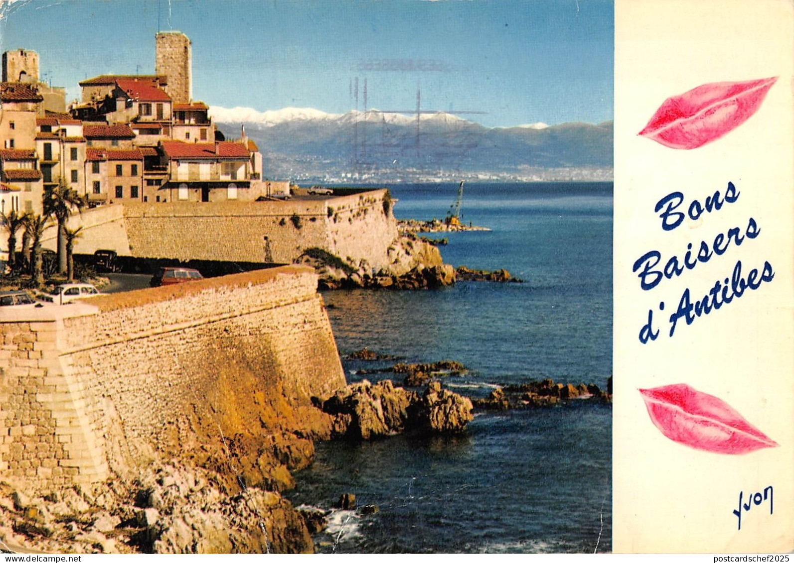 BT6276 Antibes la vieille ville et les remprts        France