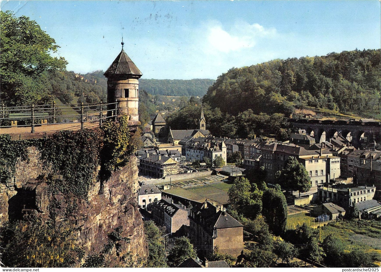 BT7605 Luxembourg tourelle espagnole et ville basse   Luxembourg