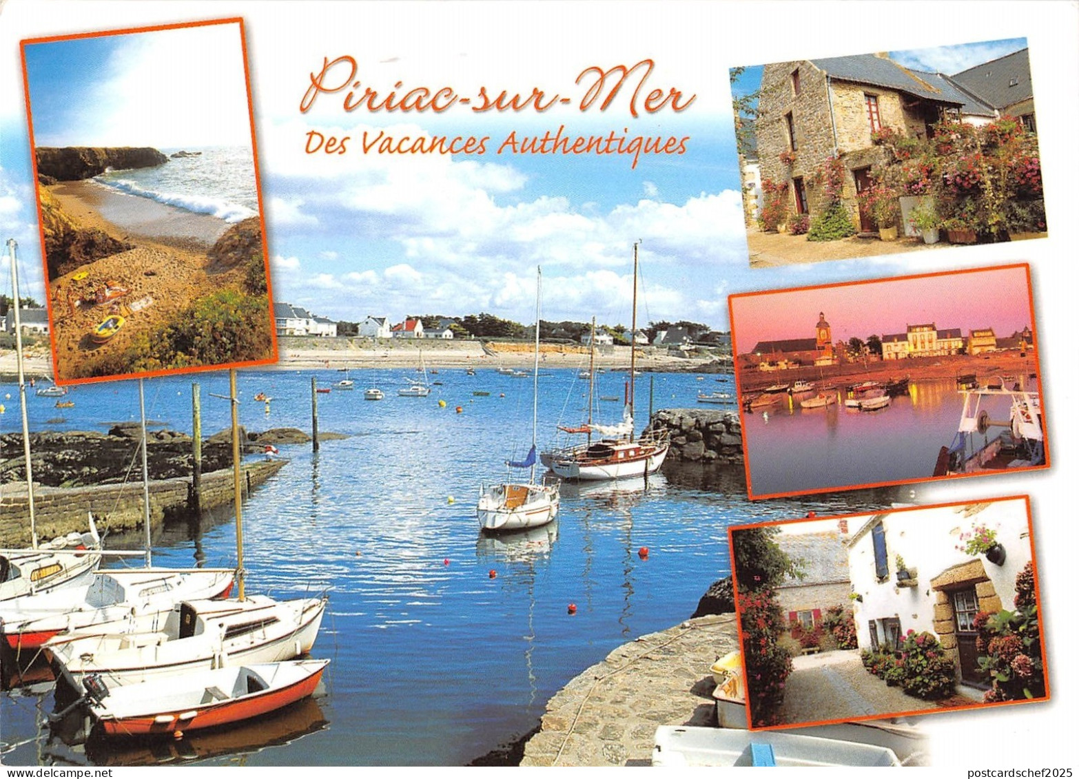 BT8705 Piriac sur mer le port de lerat ship bateaux       France