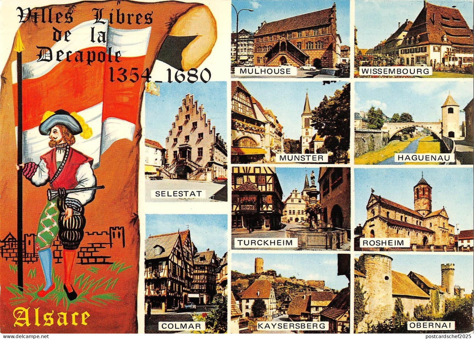 BT9615 alsace la ligue des 10 villes libres       France