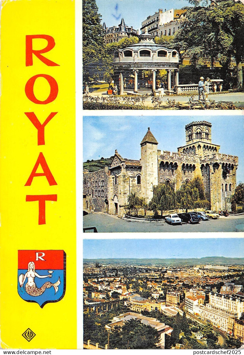 BT9916 Royat eglise fortifiee de royat haut        France