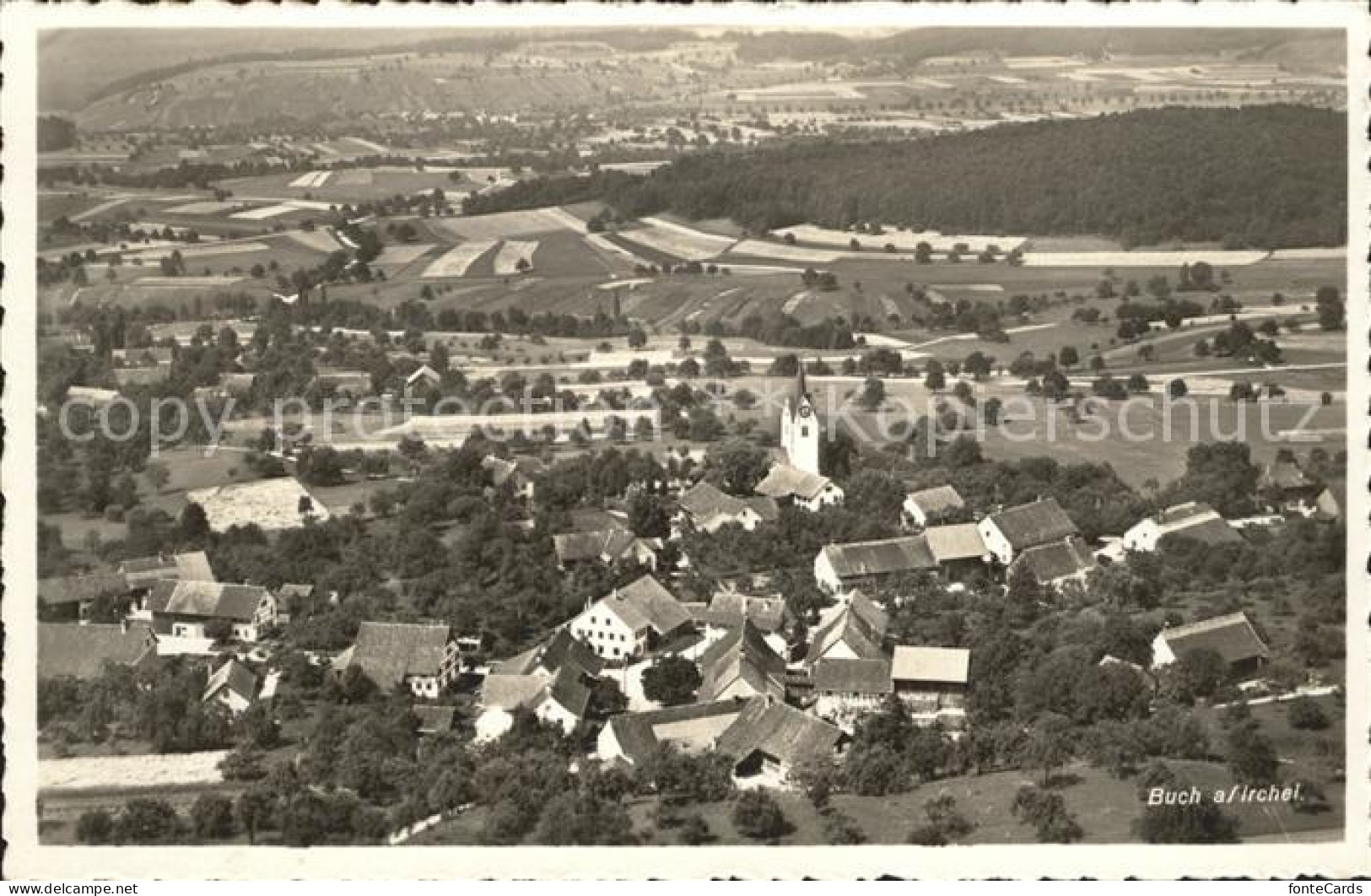 Buch Irchel Fliegeraufnahme
