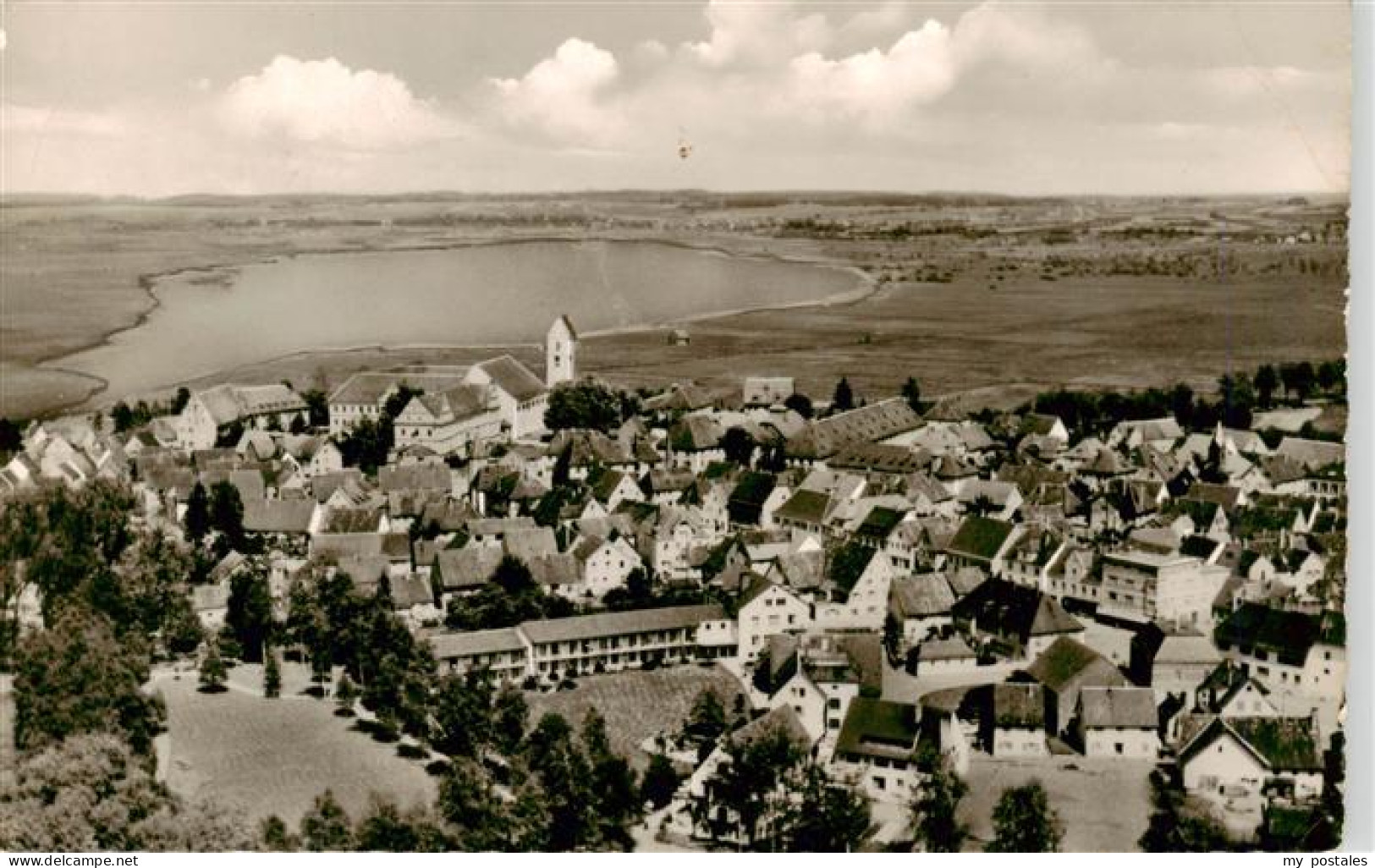 Buchau  Federsee Bad Fliegeraufnahme