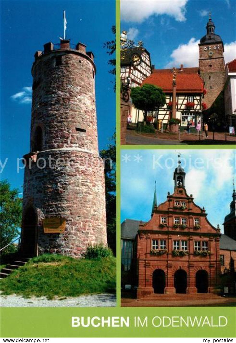 Buchen Baden Wartturm Rathaus