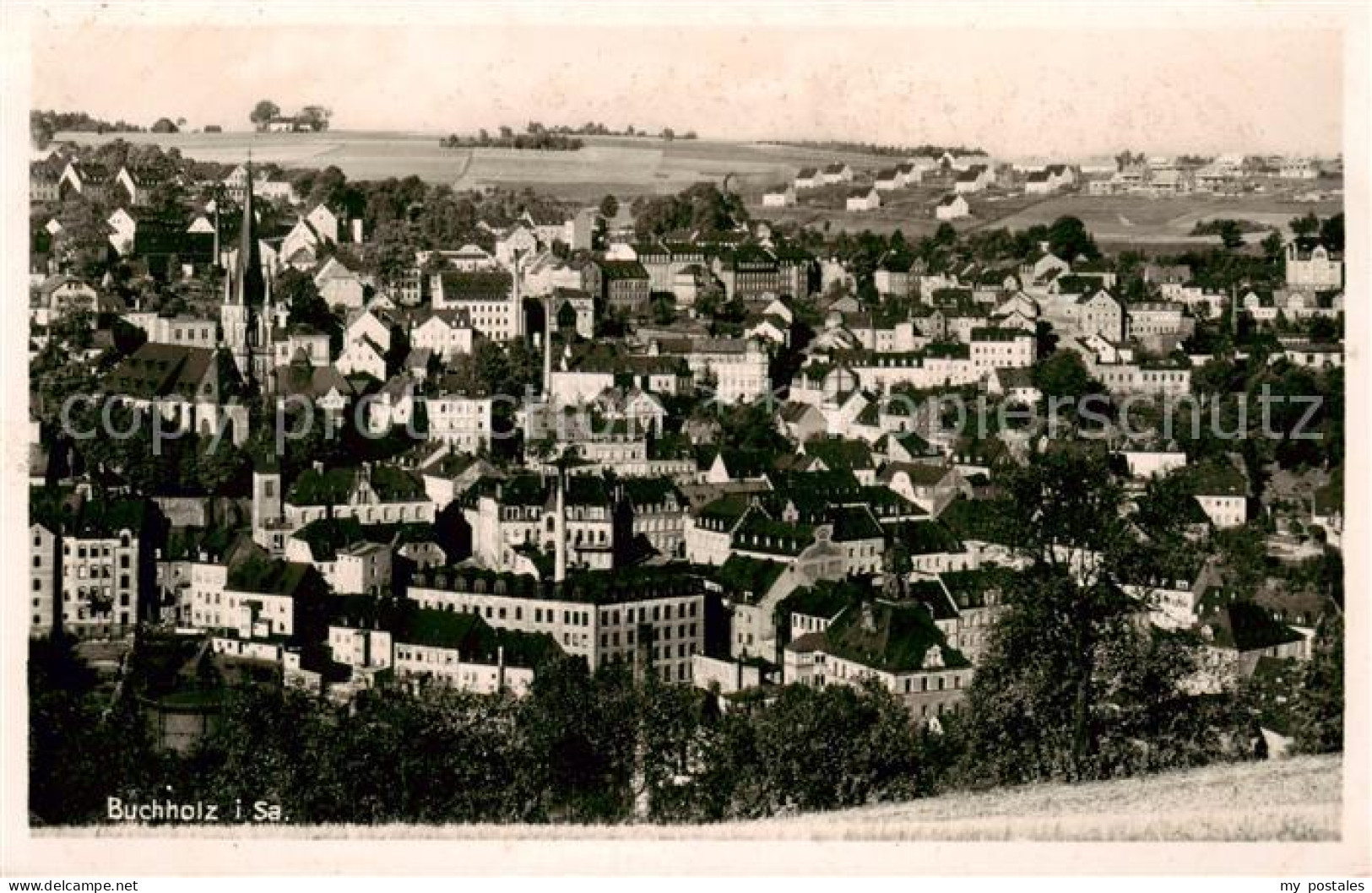 Buchholz Sachsen Stadtpanorama