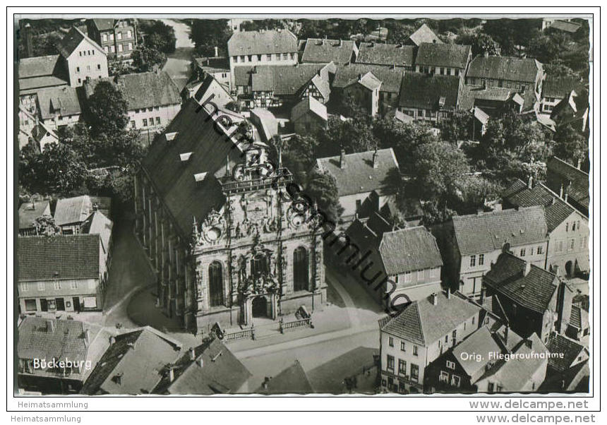 Bückeburg - Fliegeraufnahme - Foto-AK