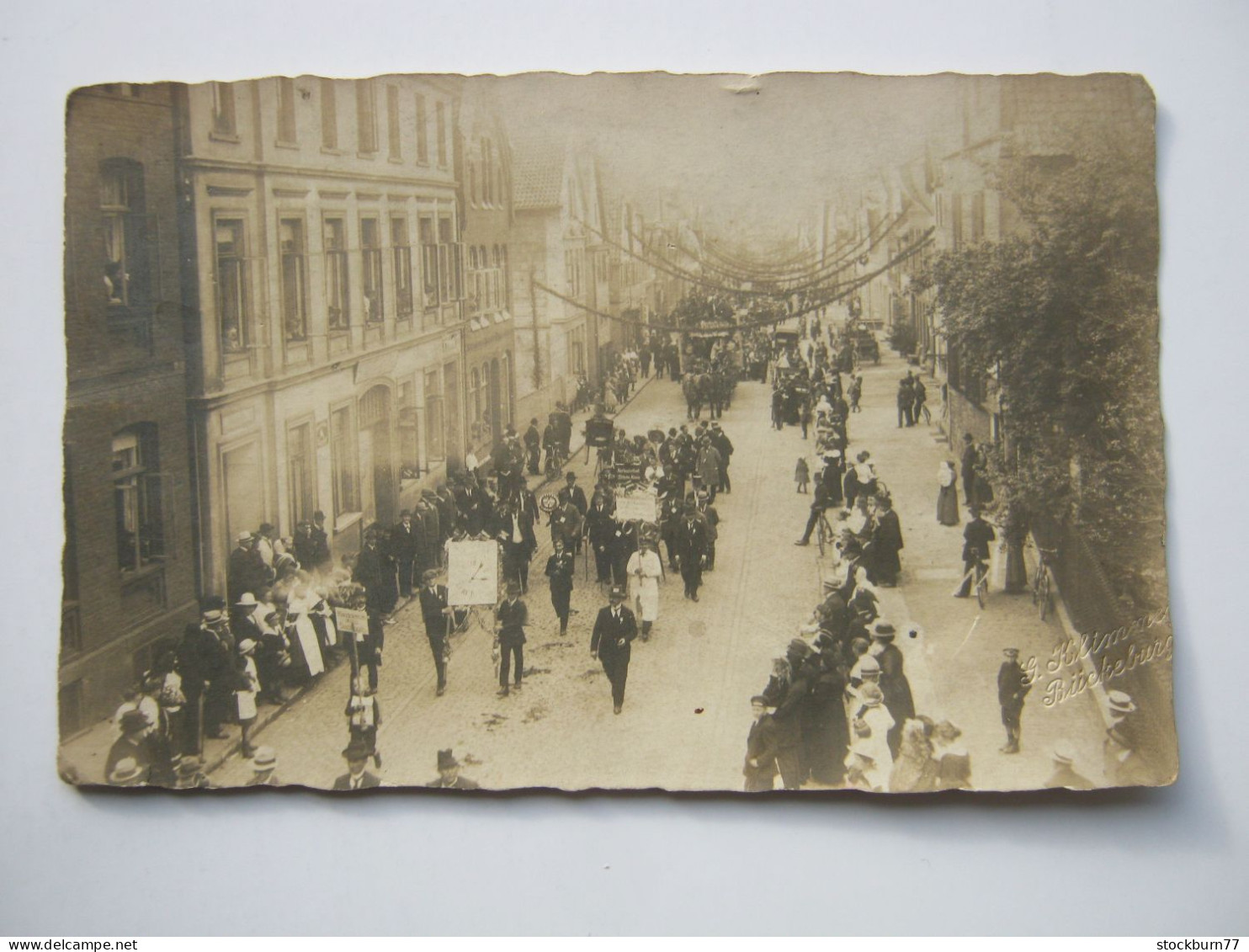 BÜCKEBURG , Umzug , Fotokarte , Fotograf aus Bückeburg,  Schöne Karte um 1910