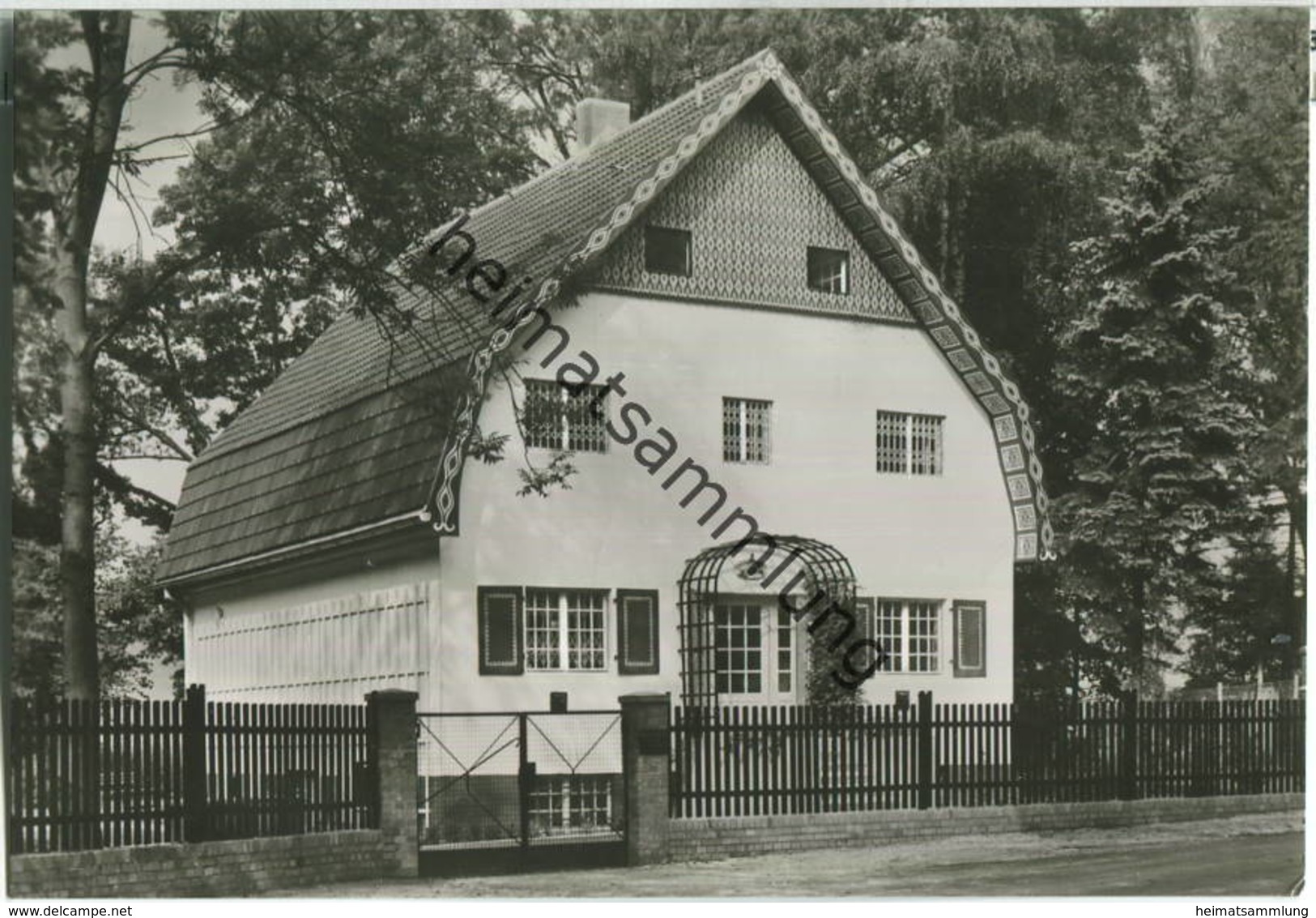 Buckow - Brecht-Weigl-Haus - Foto-Ansichtskarte