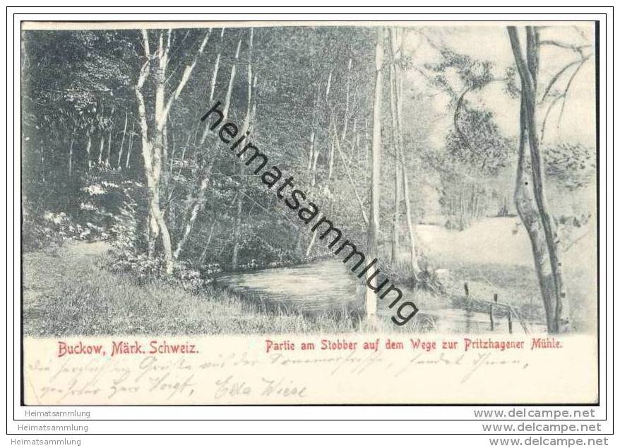 Buckow - Partie am Stobber auf dem Weg zur Pritzhagener Mühle