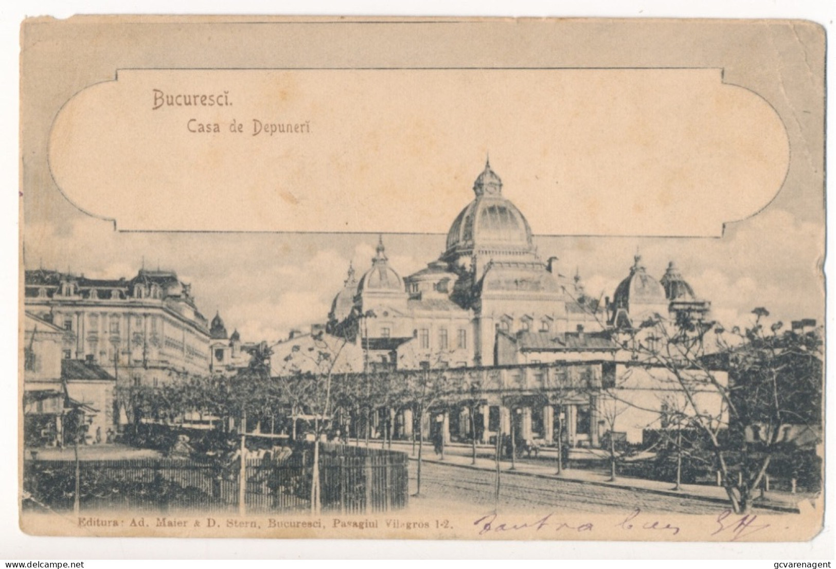 BUCURESCI.  CASA DE DEPUNERI