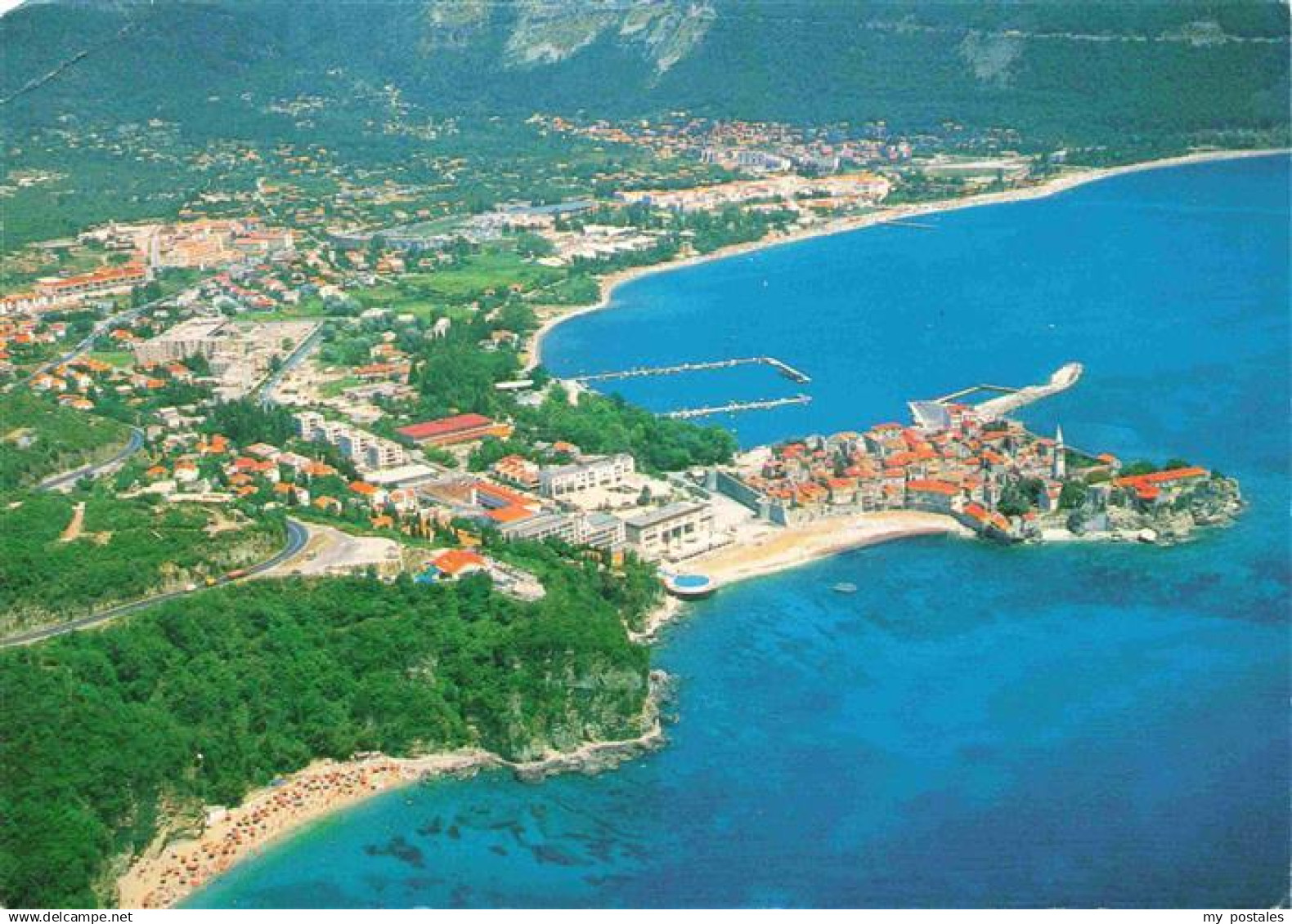 BUDVA Montenegro Fliegeraufnahme