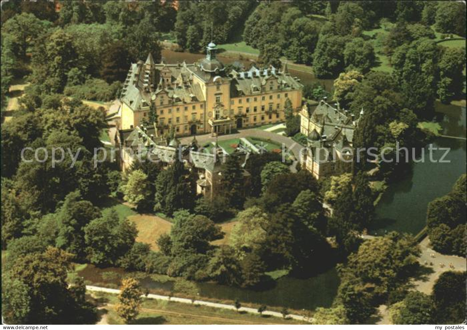 Bueckeburg Schloss Bueckeburg Fliegeraufnahme