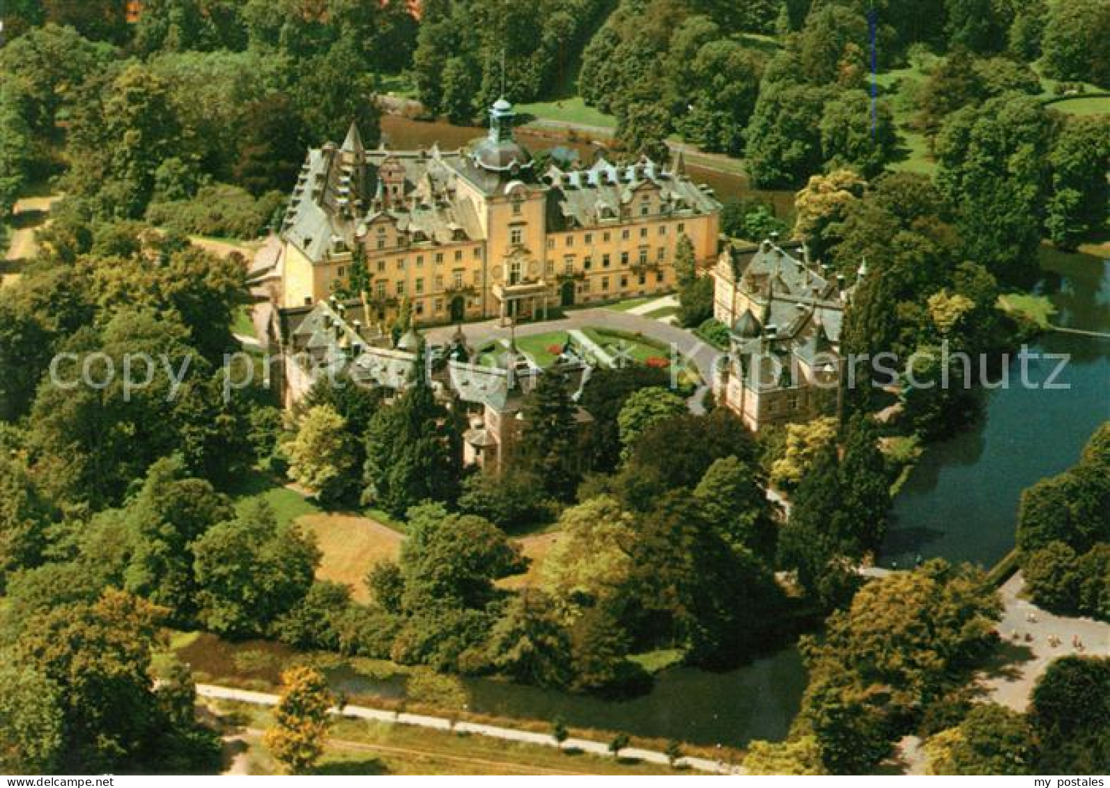 Bueckeburg Schloss Bueckeburg Fliegeraufnahme