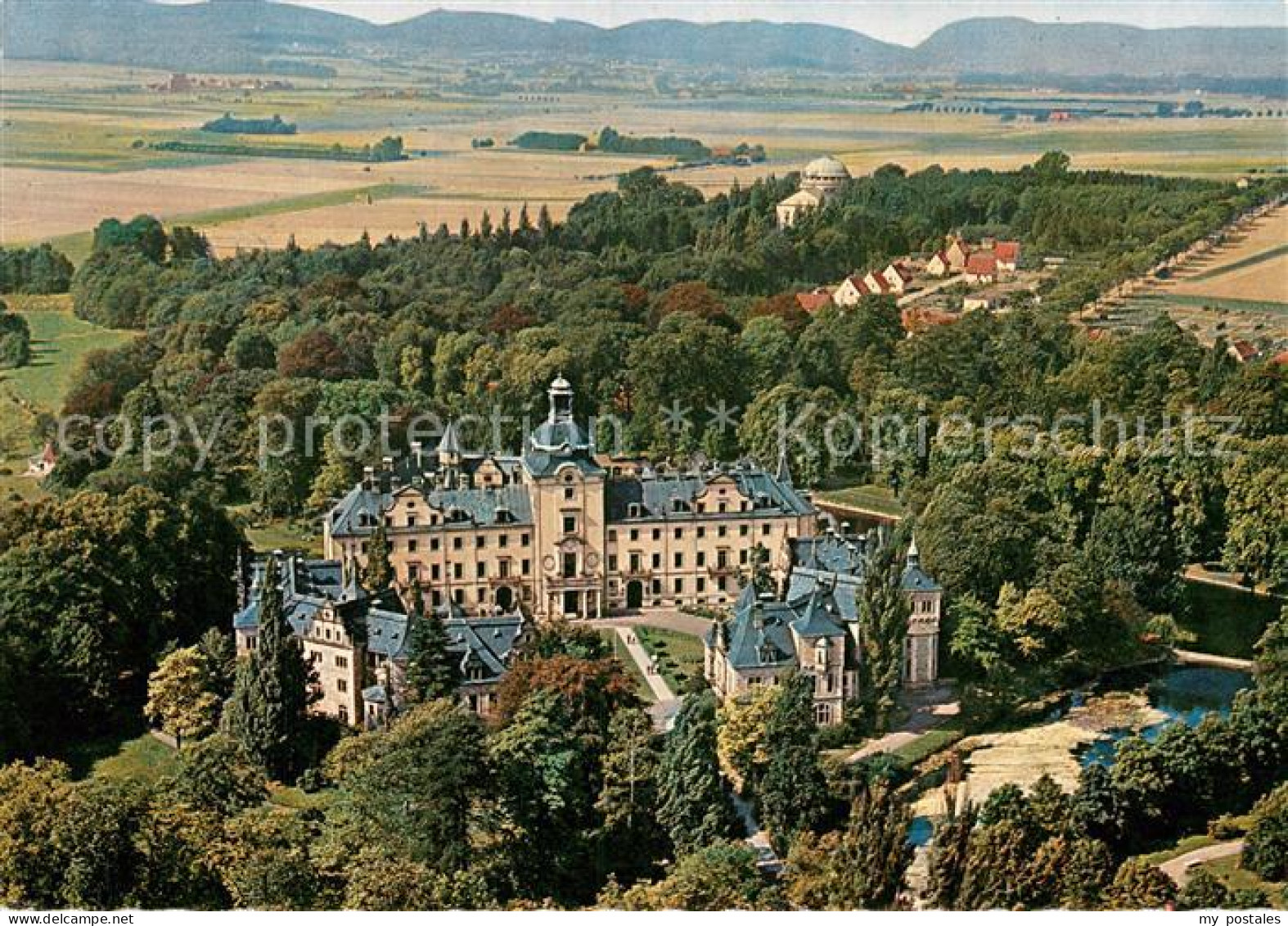 Bueckeburg Schloss Bueckeburg Fliegeraufnahme