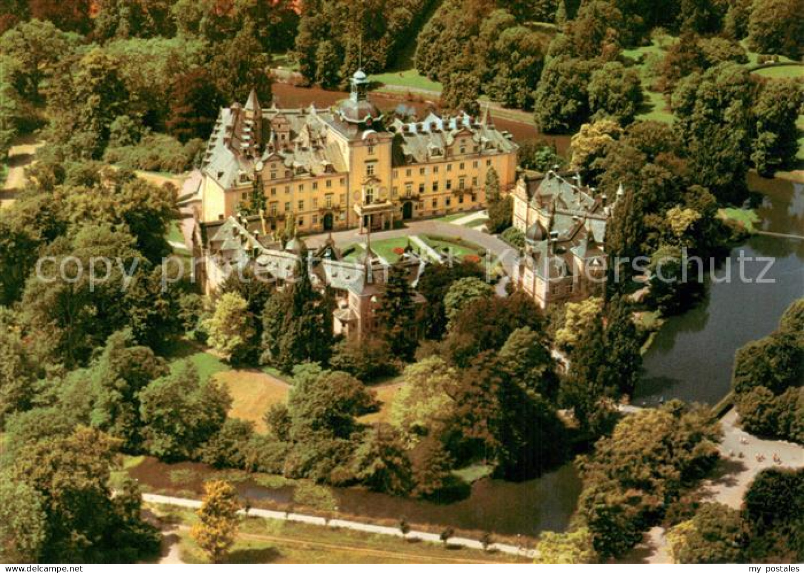 Bueckeburg Schloss Bueckeburg Fliegeraufnahme