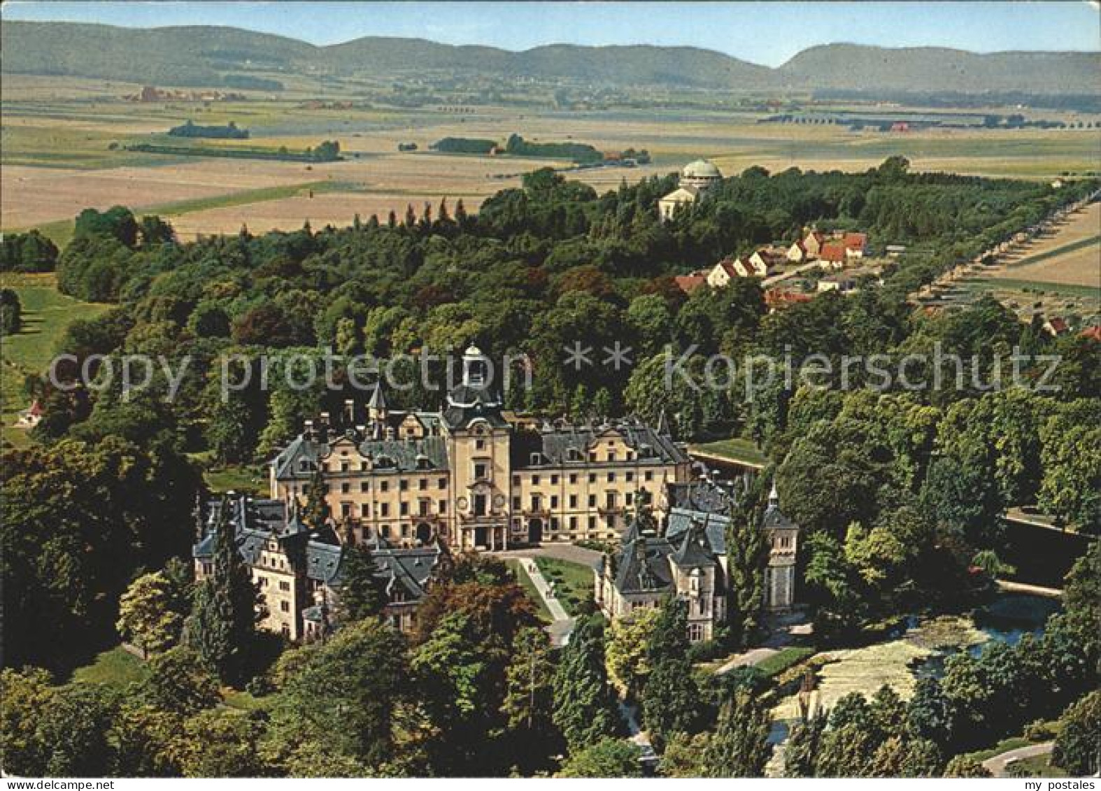 Bueckeburg Schloss Bueckeburg Fliegeraufnahme