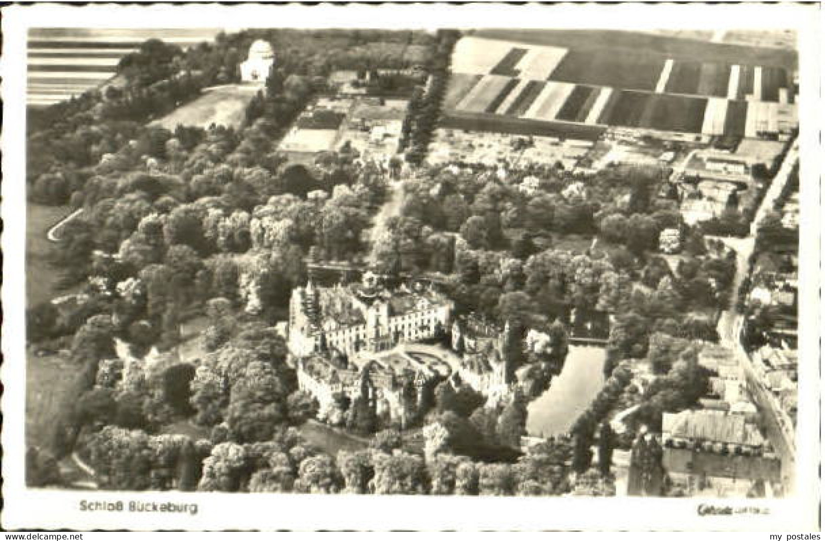 Bueckeburg Schloss Bueckeburg Fliegeraufnahme